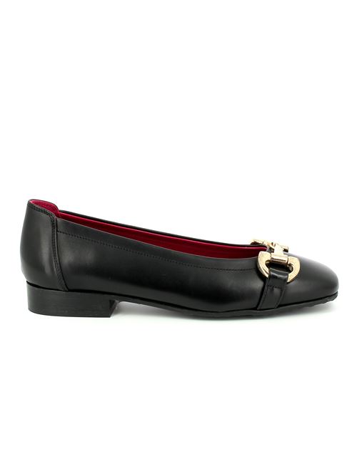 ballerina da donna in pelle nera CARLA ORTI | T706X